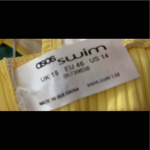 Yellow Ribbed Bikini - Picture 4 of 4